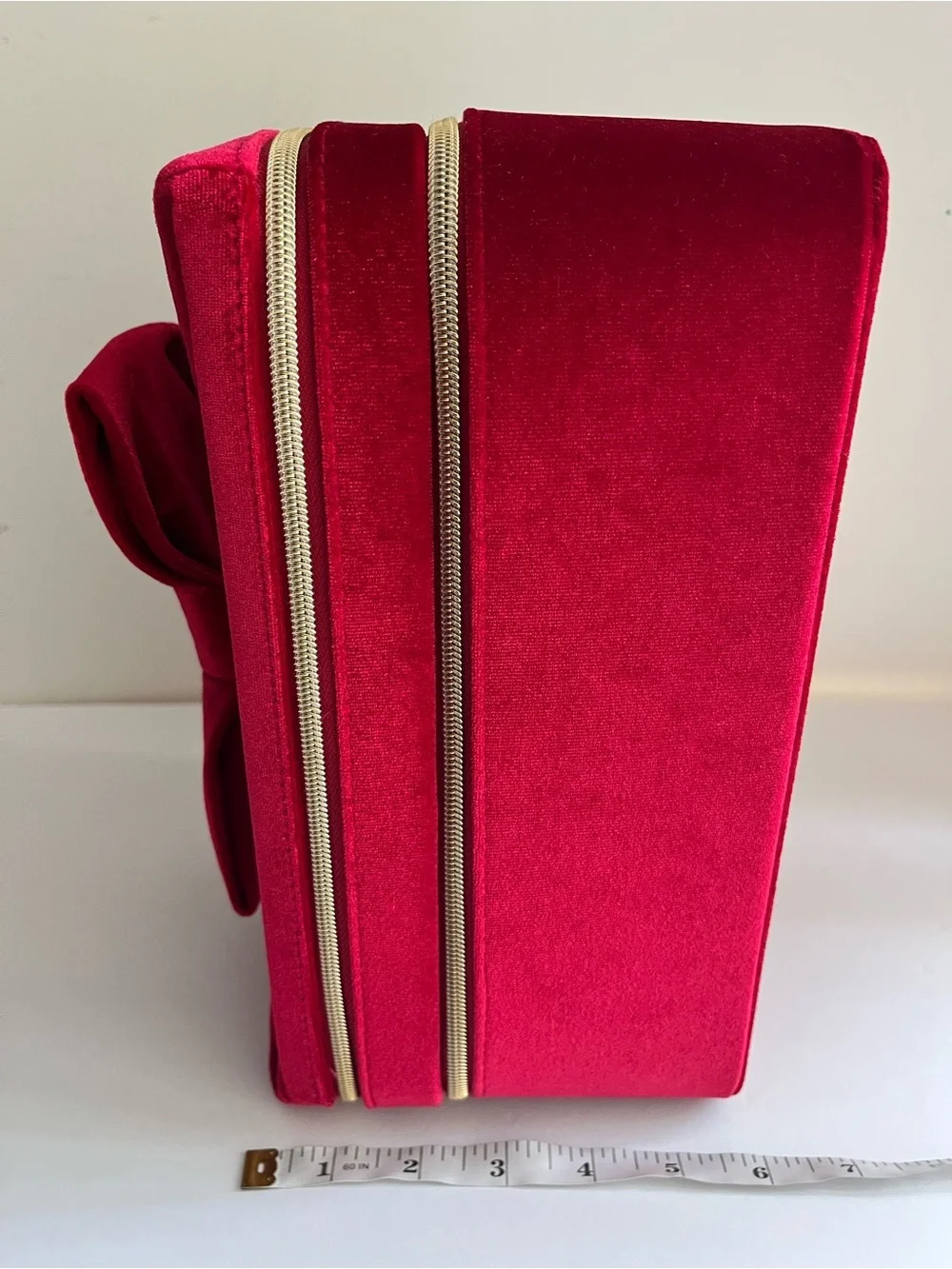 Estée Lauder Red Velvet Travel Cosmetic Case Empty Gift Box